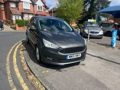 Begagnad Ford C-MAX Zetec 125 HK (91 kW) 2015 Grå Minibuss