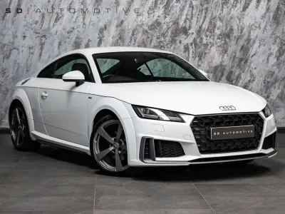 Begagnad Audi TT S-Line 245 HK (180 kW) 2019 Vit Sportkupé