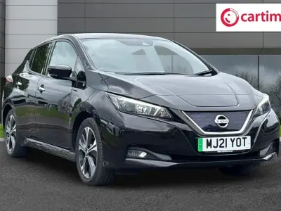Second-hand Nissan Leaf 110 kW (150 CP) 2021 Negru Hatchback