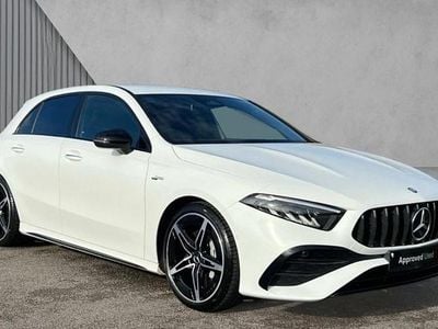 Polar white Used 2023 Mercedes A35 AMG Premium Hatchback | £29,980 (Fair price)