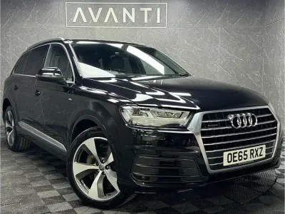Used Audi Q7 S-Line 272 HP (200 kW) 2015 Black SUV