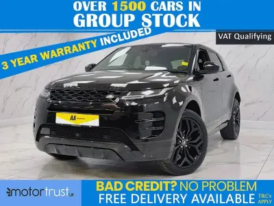 Used Land Rover Range Rover evoque HSE Dynamic 180 HP (132 kW) 2020 Black SUV