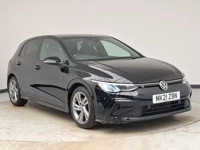 Used VW Golf VIII R-line 130 HP (95 kW) 2021 Black Hatchback