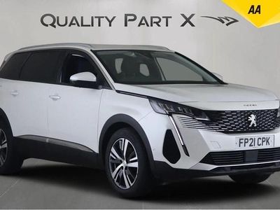 White Used 2021 Peugeot 5008 Allure Premium Hatchback | £15,974 (Fair price)