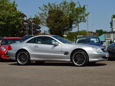 Diamond silver Used 2003 Mercedes SL500 Cabriolet | £6,575