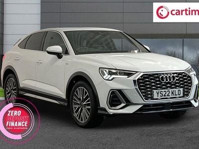 White Used 2022 Audi Q3 Sportback S-Line SUV | £20,990 (A bit pricey)