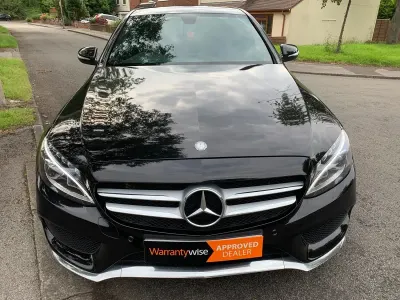 Used Mercedes C220 AMG line 170 HP (125 kW) 2015 Black Sedan