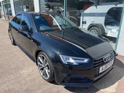 Used Audi A4 Black Edition 150 HP (110 kW) 2018 Black Sedan