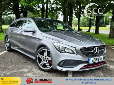 Used Mercedes CLA250e Shooting Brake AMG 218 HP (160 kW) 2018 Grey Estate