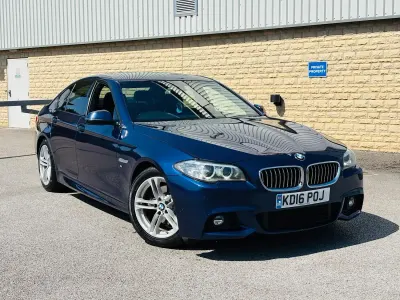 Used BMW 520 M Sport 190 HP (139 kW) 2016 Blue Sedan