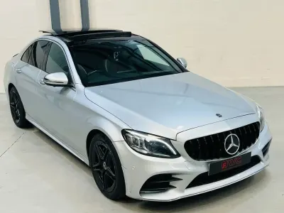 Used Mercedes C220 AMG Line Premium Plus 194 HP (142 kW) 2019 Silver Sedan