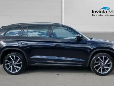 Used Skoda Kodiaq SportLine 150 HP (110 kW) 2021 Black SUV