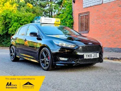 Used Ford Focus ST-Line X 140 HP (102 kW) 2018 Black Hatchback