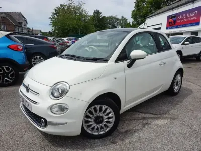 Used Fiat 500 Lounge 69 HP (50 kW) 2016 White Hatchback