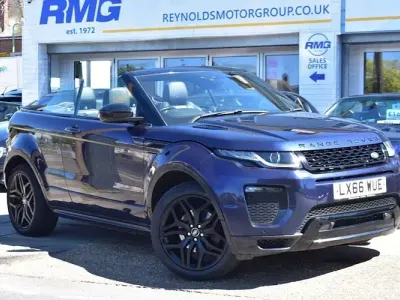 Used Land Rover Range Rover evoque HSE Dynamic 180 HP (132 kW) 2016 Blue Cabriolet