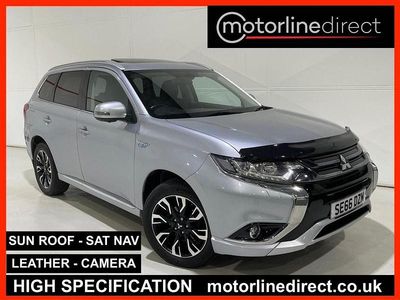 Silver Used 2017 Mitsubishi Outlander P-HEV Estate | £9,875 (Fair price)
