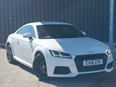 Used Audi TT S-Line 180 HP (132 kW) 2018 White Coupe