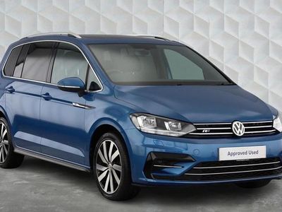 Used VW Touran R-line 150 HP (110 kW) 2020 Blue MPV