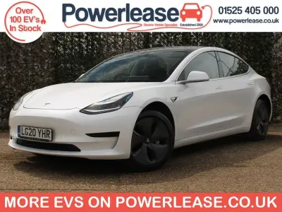Used Tesla Model 3 Standard Range Plus 177 kW (241 HP) 2020 White Sedan