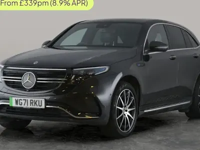 Begagnad Mercedes EQC400 AMG line 300 kW (408 HK) 2022 Grå SUV