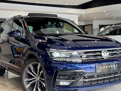 Blue Used 2017 VW Tiguan R-line SUV | £21,577 (Fair price)