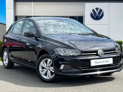 Used VW Polo Edition 95 HP (69 kW) 2019 Black Hatchback