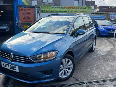 Used VW Golf Sportsvan SE 125 HP (91 kW) 2017 Blue MPV