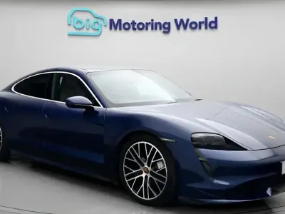 Used Porsche Taycan Performance Package 500 kW (680 HP) 2021 Blue Sedan