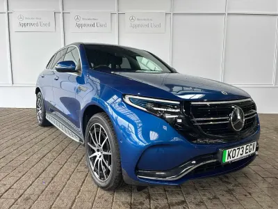 Used Mercedes EQC400 AMG line 300 kW (408 HP) 2023 Blue SUV