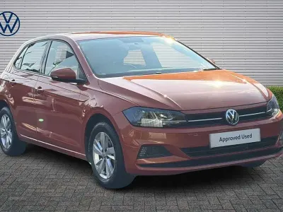Used VW Polo SE 95 HP (69 kW) 2019 Orange Hatchback