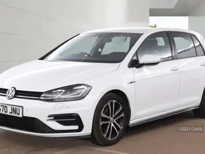 Used VW Golf VII R-line Edition 150 HP (110 kW) 2020 White Hatchback