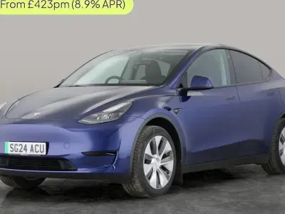 Używany Tesla Model Y RWD 254 kW (346 KM) 2024 Niebieski SUV
