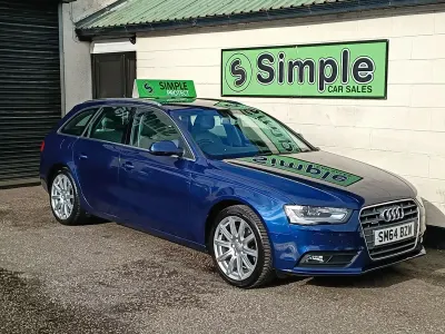 Usado Audi A4 177 CV (130 kW) 2014 Azul Familiar