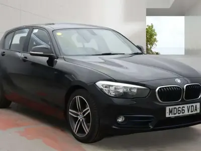 Used BMW 118 Sport Line 136 HP (100 kW) 2017 Black Hatchback