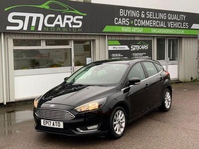 Black Used 2017 Ford Focus Titanium Hatchback | £6,450 (Good price)