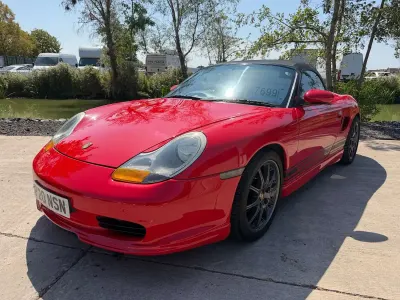 Used Porsche 986 Boxster 228 HP (167 kW) 2003 Red Cabriolet
