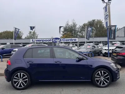 Used VW Golf VII GT 115 HP (84 kW) 2019 Blue Hatchback