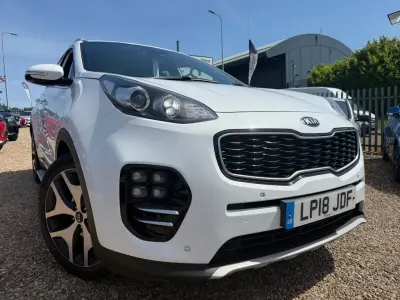 Used Kia Sportage GT-Line 174 HP (127 kW) 2018 White SUV