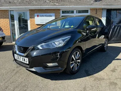 Used Nissan Micra Acenta 90 HP (66 kW) 2017 Black Hatchback