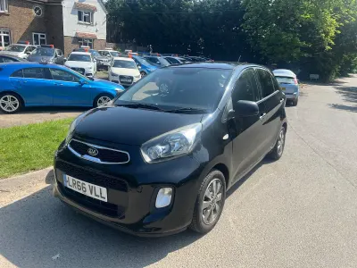 Used Kia Picanto 84 HP (61 kW) 2016 Black Hatchback