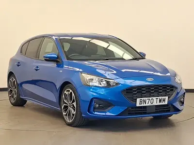 Used Ford Focus ST-Line X 125 HP (91 kW) 2020 Blue Hatchback