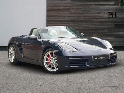 Used Porsche 718 Boxster 350 HP (257 kW) 2019 Blue Cabriolet