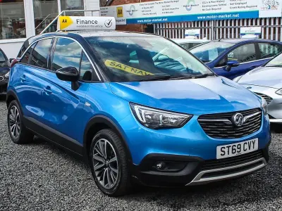 Used Vauxhall Crossland X Elite 83 HP (61 kW) 2019 Blue SUV