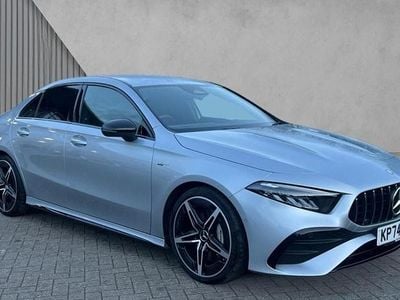 Used Mercedes A35 AMG Premium 306 HP (225 kW) 2024 Metallic paint hightech silver Sedan