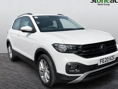 Used VW T-Cross SE 116 HP (85 kW) 2020 White SUV