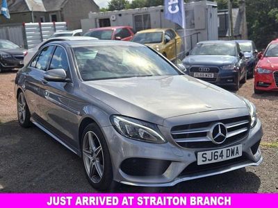 Used Mercedes C220 AMG line 170 HP (125 kW) 2014 Silver Sedan
