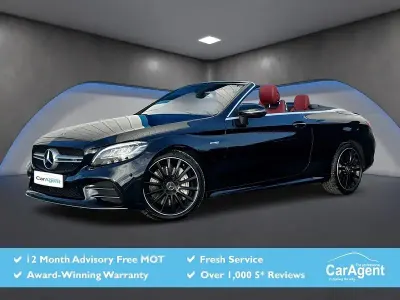 Used Mercedes C43 AMG 2020 Black Cabriolet