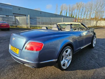 Used Bentley Continental Mulliner 2013 Blue Cabriolet