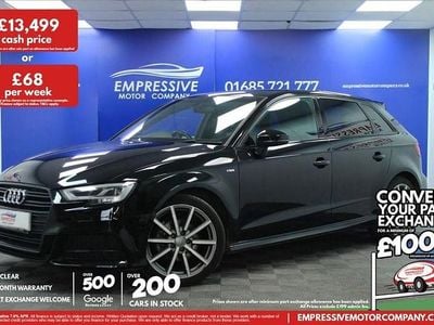 Used Audi A3 Sportback Black Edition 116 HP (85 kW) 2018 Black Hatchback