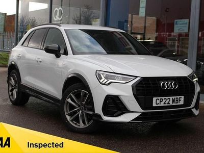 White Used 2022 Audi Q3 Black Edition SUV | £25,495 (Fair price)